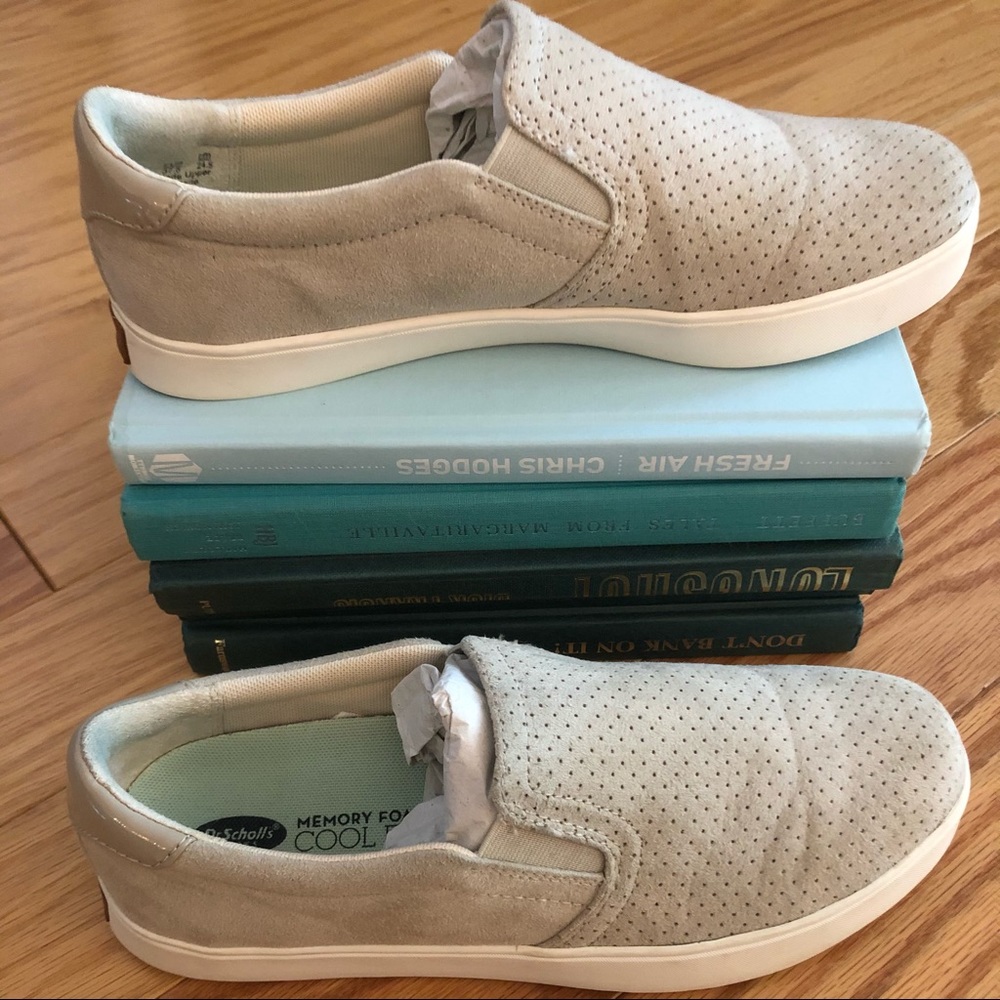 Dr Scholl’s Memory Foam Cool Fit Grey SlideOns-7.5